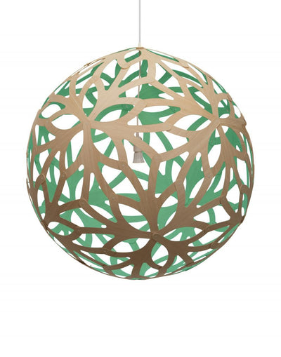 David Trubridge Floral Pendant Light Coloured - 1 Side