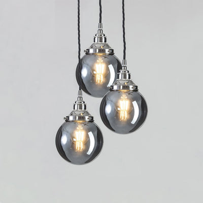 Blown Glass Cluster - Smoked