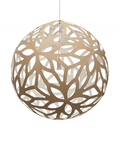 David Trubridge Floral Pendant Light Coloured - 1 Side