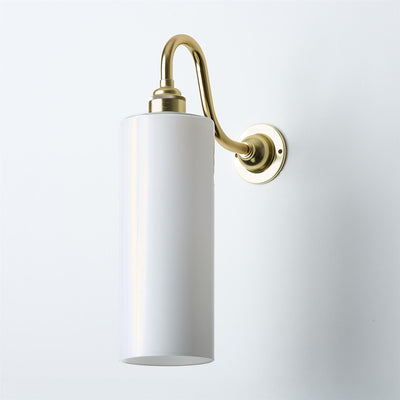 Parker Wall Light : Swan Arm : Bathroom Version