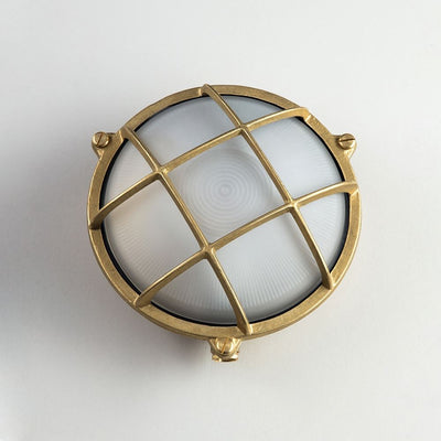 Old School Electric Round Bulkhead Light