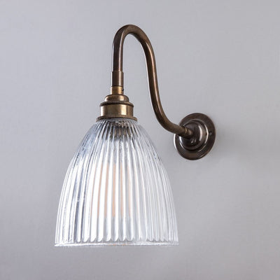 Elongated Prismatic Wall Light : Swan Arm