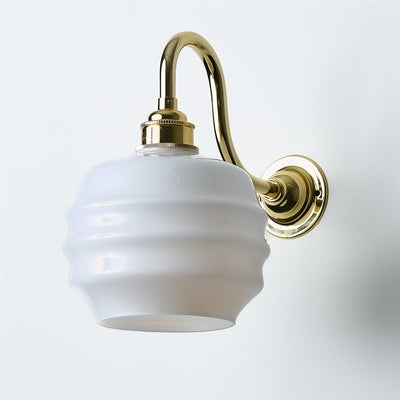 Old School Electric Deco Wall Light : Swan Arm